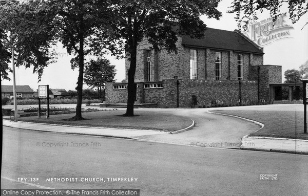 Photo of Timperley, Methodist Church c.1955