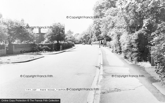 Photo of Timperley, Park Road c.1960