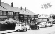 Shops And Cars, Park Road c.1960, Timperley