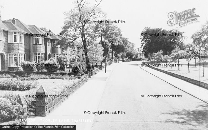 Photo of Timperley, Thorley Lane c.1960