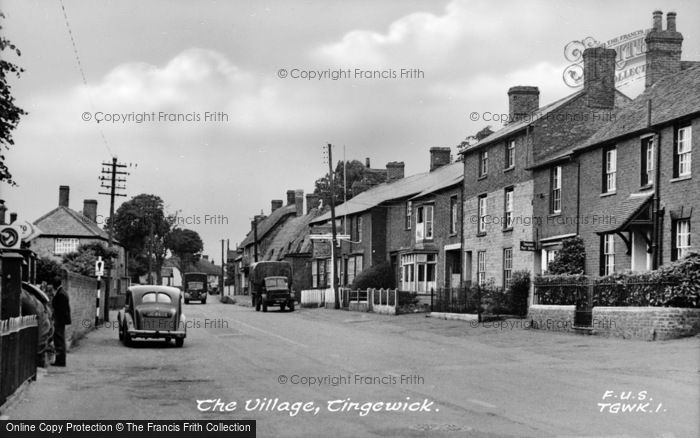 Photo of Tingewick, The Village c.1950