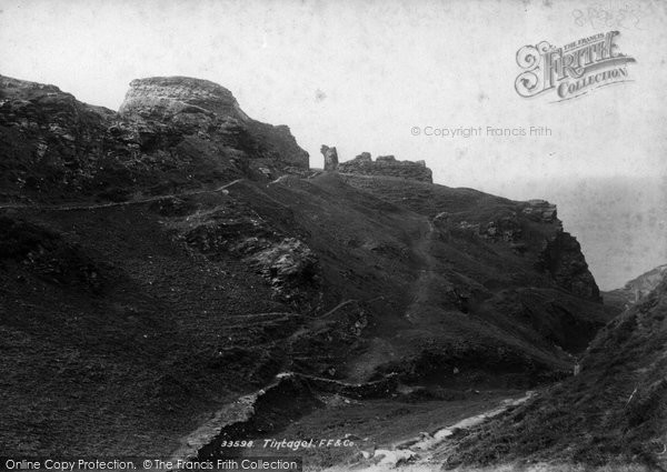 Photo of Tintagel, 1894
