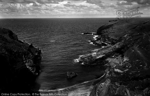 Photo of Tintagel, Barras Head c.1960