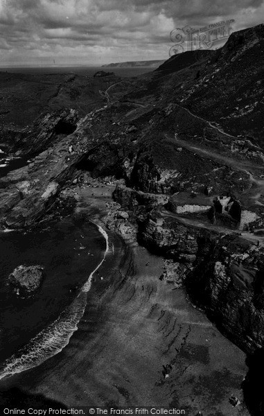 Photo of Tintagel, Barras Head c.1960