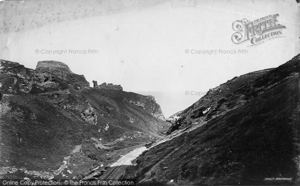 Photo of Tintagel, From Entrance To Valley c.1871