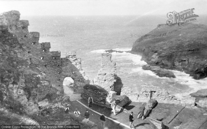 Photo of Tintagel, King Arthur's Castle 1933