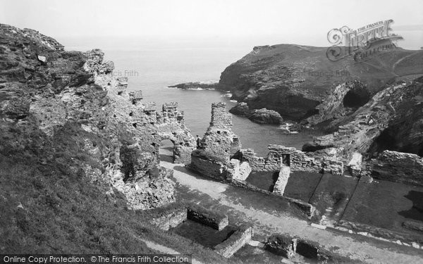 Photo of Tintagel, King Arthur's Castle 1936