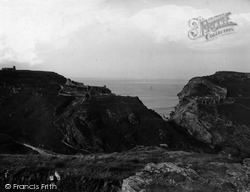 King Arthur's Castle And Profile Rock 1933, Tintagel