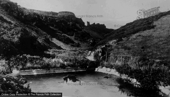 Photo of Tintagel, King Arthur's Castle And The Glen c.1955