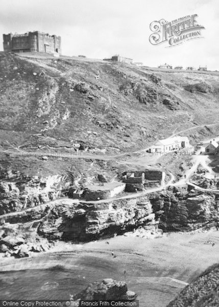 Photo of Tintagel, King Arthur's Castle And The Hotel c.1960