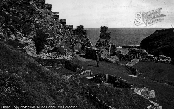 Photo of Tintagel, King Arthur's Castle c.1955
