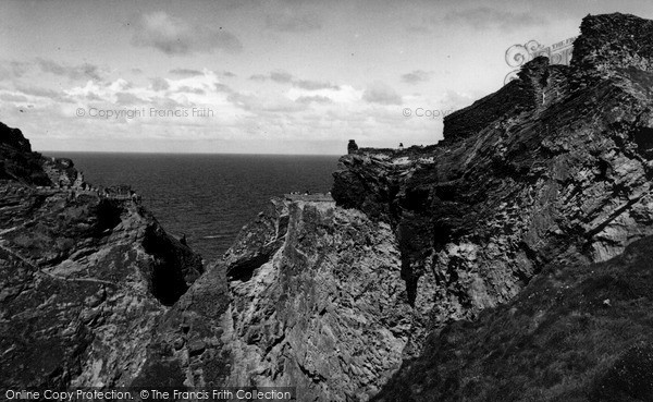 Photo of Tintagel, King Arthur's Castle c.1960