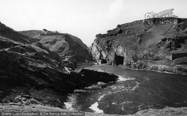 Photo of Tintagel, King Arthur's Castle c.1960