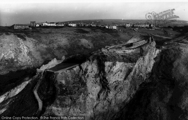 Photo of Tintagel, King Arthur's Castle c.1960