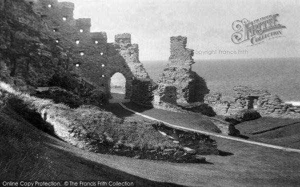 Photo of Tintagel,  King Arthur's Castle, The Courtyard 1933