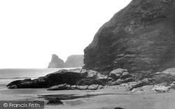 Long Island And Bossiney Cove c.1955, Tintagel