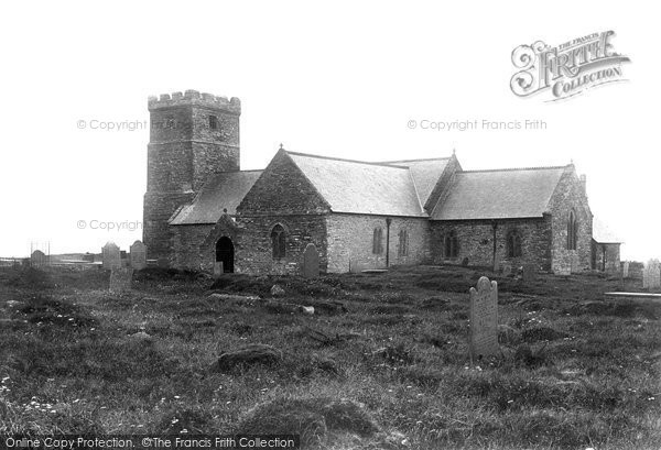 Photo of Tintagel, St Materiana's Church 1894