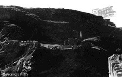 The Castle From Middle Ward c.1955, Tintagel
