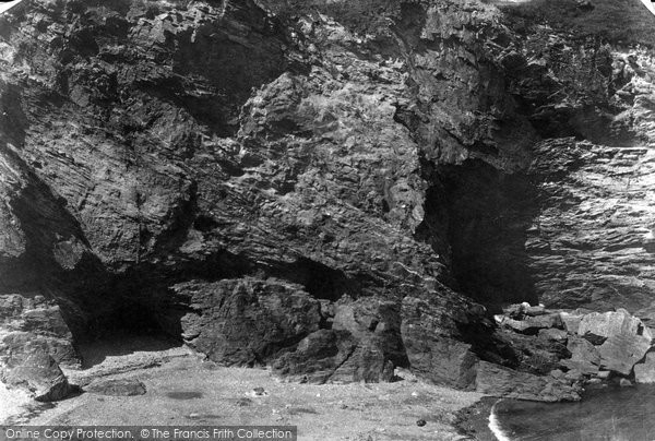 Photo of Tintagel, The Caves 1894