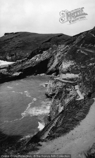 Photo of Tintagel, The Coast From King Arthur's Castle c.1955