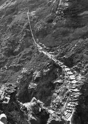 The Steps King Arthur's Castle c.1955, Tintagel