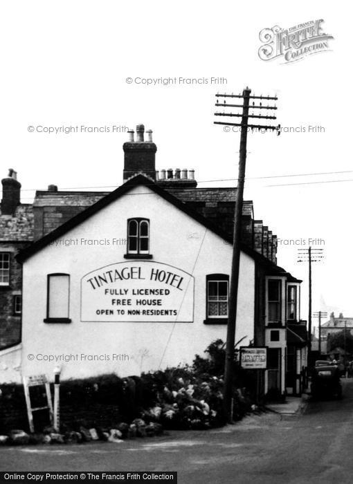 Photo of Tintagel, The Tintagel Hotel c.1950