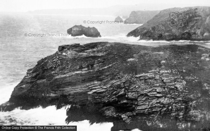 Photo of Tintagel, The View From Tintagel Head c.1930