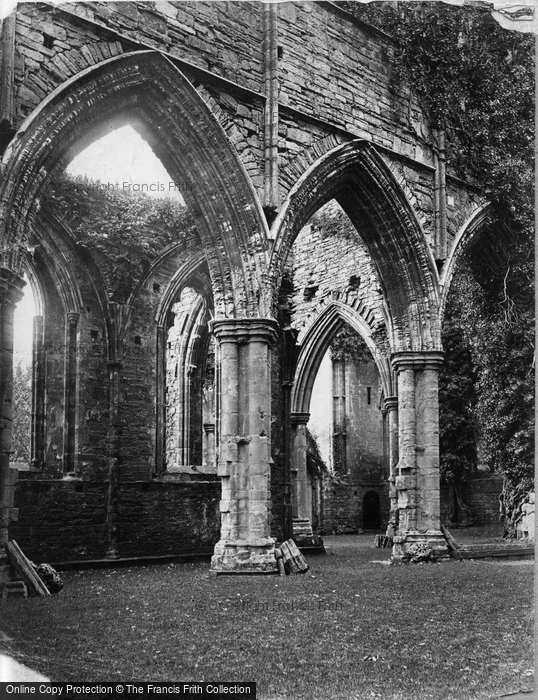 Photo of Tintern, Abbey Across Nave c.1865