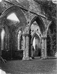Abbey Across Nave c.1874, Tintern