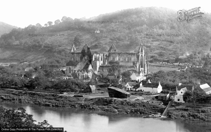Tintern, Abbey from Passage Hill c1878