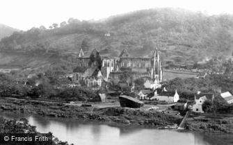 Tintern, Abbey from Passage Hill c1878