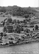 Abbey From The River c.1955, Tintern