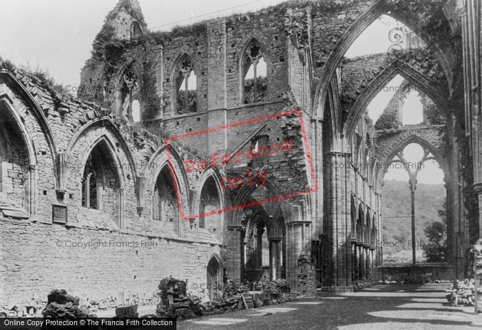 Photo of Tintern, Abbey, Nave East 1893