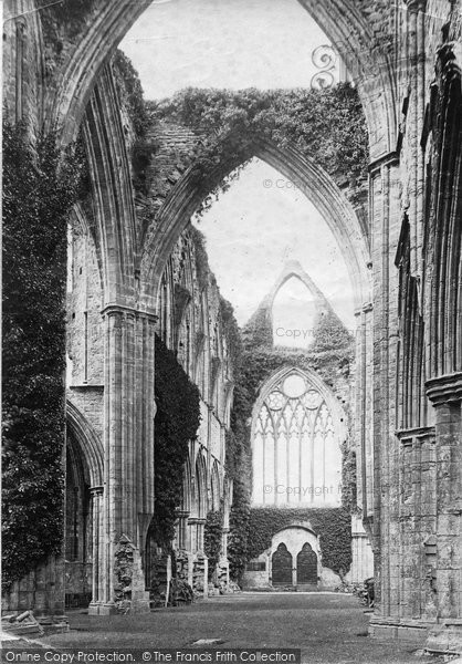 Photo of Tintern, Abbey Nave Looking West c.1878