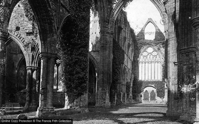 Photo of Tintern, Abbey, Nave Looking West c.1880