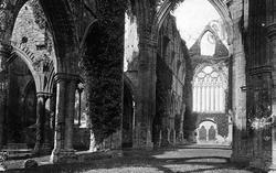 Abbey, Nave Looking West c.1880, Tintern
