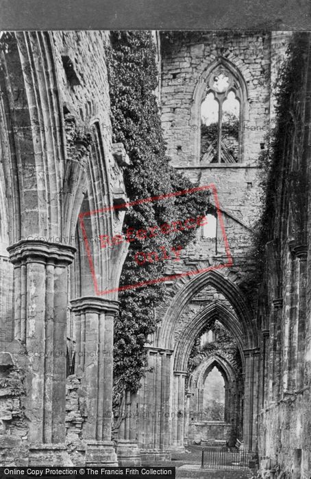 Photo of Tintern, Abbey, South Aisle Nave 1890