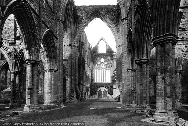 Photo of Tintern, The Abbey, The Nave Looking West 1893