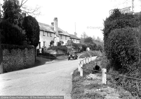 Photo of Tipton St John, Entrance To Village c.1939