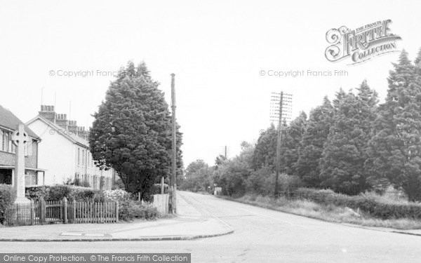 Photo of Tiptree, Memorial Corner And Chapel Road c.1955