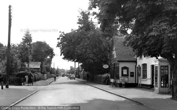 Photo of Tiptree, Post Office And Church Road 1953