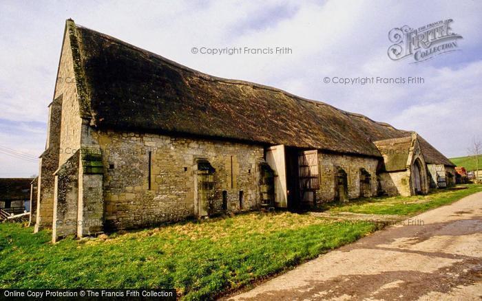 Photo of Tisbury, Place Farm, Thatched Tithe Barn c.1995