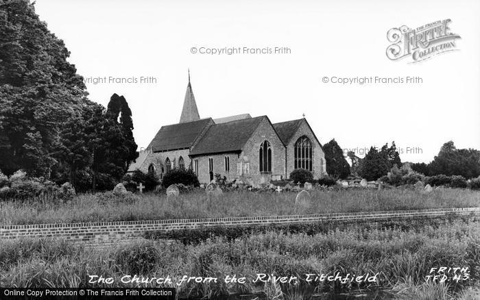 Photo of Titchfield, Church From The River c.1960
