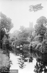Church From Bridge 1914, Tiverton