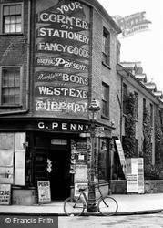 G.Penny's Store, St Paul's Street 1920, Tiverton