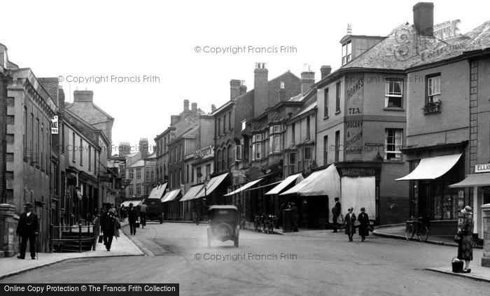 Photo of Tiverton, Gold Street 1930