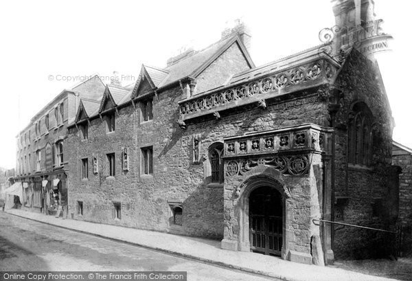 Photo of Tiverton, Greenway's Almshouses 1896