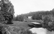 Tiverton, River Exe and Collipriest House 1890