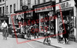 Shops, Fore Street c.1950, Tiverton