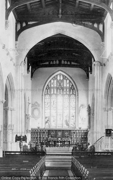 Photo of Tiverton, St Peter's Church Chancel 1896